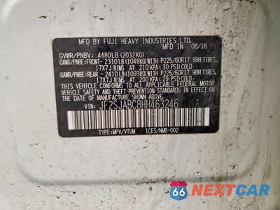 Zdjęcie 13 z 13 samochodu: 2017 SUBARU FORESTER 2.5I VIN:JF2SJABC8HH463246 - miniatura
