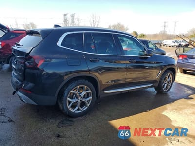 Trzecie zdjęcie samochodu z tyłu: 2023 BMW X3 XDRIVE30I VIN:5UX53DP00P9P55194 - miniatura