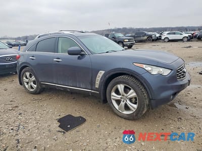 Czwarte zdjęcie samochodu z boku: 2010 INFINITI FX35 VIN:JN8AS1MW3AM852358 - miniatura