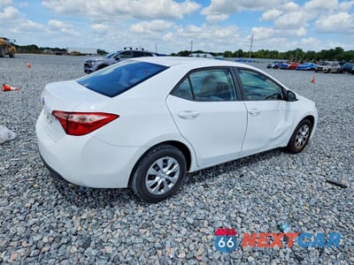Trzecie zdjęcie samochodu z tyłu: 2017 TOYOTA COROLLA L VIN:2T1BURHE5HC770682 - miniatura