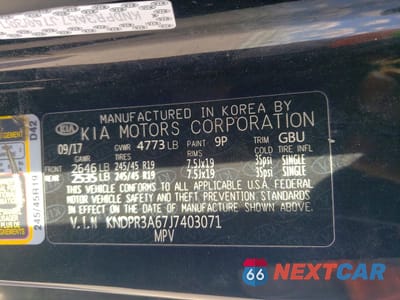 Zdjęcie 13 z 13 samochodu: 2018 KIA SPORTAGE SX TURBO VIN:KNDPR3A67J7403071 - miniatura