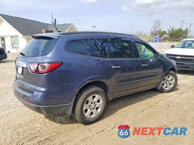 Trzecie zdjęcie samochodu z tyłu: 2013 CHEVROLET TRAVERSE LS VIN:1GNKVFEDXDJ102258 - miniatura