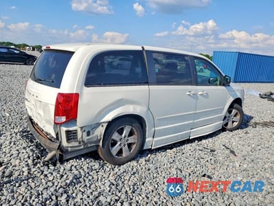 Trzecie zdjęcie samochodu z tyłu: 2013 DODGE GRAND CARAVAN SE VIN:2C4RDGBG0DR650179 - miniatura