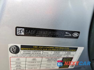 Zdjęcie 13 z 13 samochodu: 2018 JAGUAR E-PACE S VIN:SADFJ2FX7J1Z09571 - miniatura