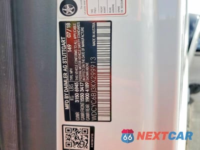 Zdjęcie 14 z 14 samochodu: 2019 MERCEDES-BENZ G 550 VIN:WDCYC6BJ3KX299913 - miniatura