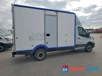 Trzecie zdjęcie samochodu z tyłu: 2021 FORD TRANSIT DELIVERY TRUCK VIN:1FDBW5Z80MKA96442 - miniatura