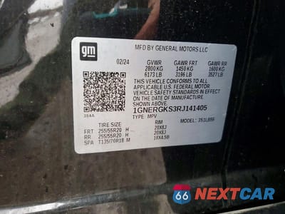 Zdjęcie 13 z 13 samochodu: 2024 CHEVROLET TRAVERSE LT VIN:1GNERGKS3RJ141405 - miniatura