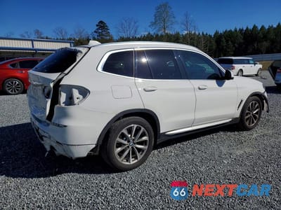 Trzecie zdjęcie samochodu z tyłu: 2019 BMW X3 SDRIVE30I VIN:5UXTR7C52KLE94920 - miniatura
