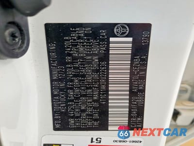 Zdjęcie 13 z 13 samochodu: 2024 TOYOTA CAMRY LE VIN:4T1C11AK0RU222636 - miniatura