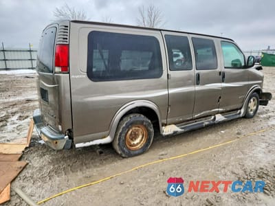 Trzecie zdjęcie samochodu z tyłu: 1999 CHEVROLET EXPRESS G1500 VIN:1GBFG15R0X1030952 - miniatura