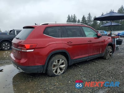 Trzecie zdjęcie samochodu z tyłu: 2018 VOLKSWAGEN ATLAS SE VIN:1V2CR2CA7JC509620 - miniatura