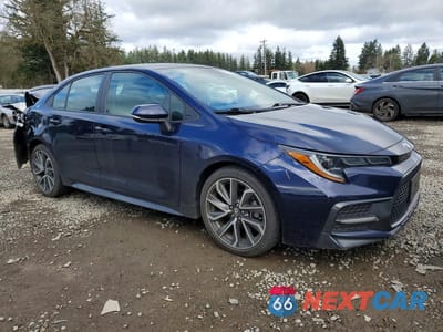 Czwarte zdjęcie samochodu z boku: 2021 TOYOTA COROLLA XSE VIN:5YFT4MCE1MP080758 - miniatura