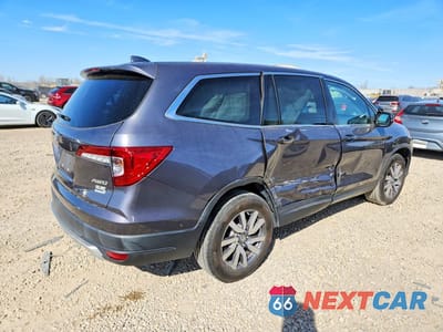Trzecie zdjęcie samochodu z tyłu: 2021 HONDA PILOT EXL VIN:5FNYF6H59MB069264 - miniatura
