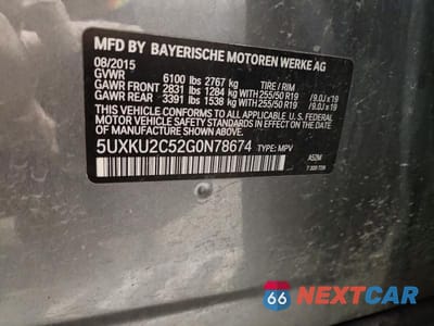 Zdjęcie 13 z 13 samochodu: 2016 BMW X6 VIN:5UXKU2C52G0N78674 - miniatura