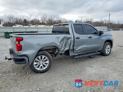 Trzecie zdjęcie samochodu z tyłu: 2024 CHEVROLET SILVERADO K1500 CUSTOM VIN:1GCRDBEK3RZ148976 - miniatura