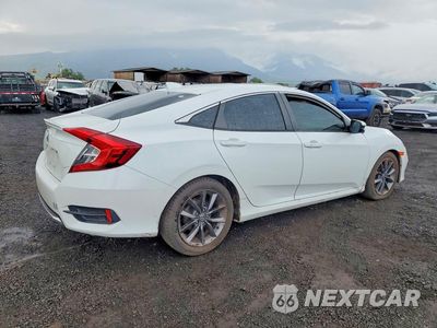 Trzecie zdjęcie samochodu z tyłu: 2020 HONDA CIVIC EXL VIN:19XFC1F75LE010000 - miniatura