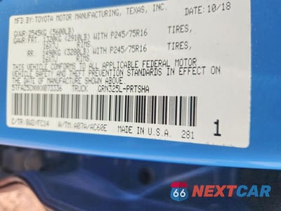 Zdjęcie 13 z 13 samochodu: 2019 TOYOTA TACOMA SR5 V6 VIN:5TFAZ5CNXKX073336 - miniatura