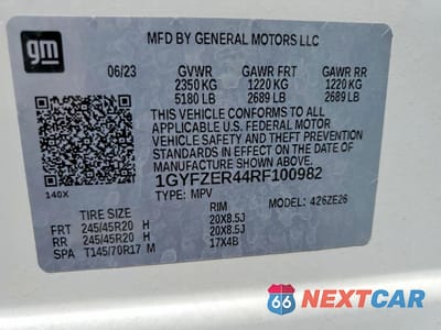 Zdjęcie 13 z 13 samochodu: 2024 CADILLAC XT4 SPORT VIN:1GYFZER44RF100982 - miniatura