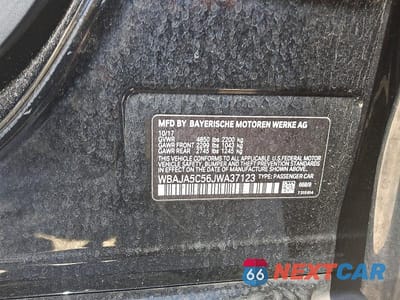 Zdjęcie 12 z 12 samochodu: 2018 BMW 530 I VIN:WBAJA5C56JWA37123 - miniatura