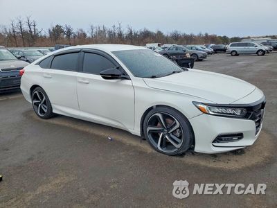 Czwarte zdjęcie samochodu z boku: 2020 HONDA ACCORD SPORT VIN:1HGCV1F33LA117271 - miniatura