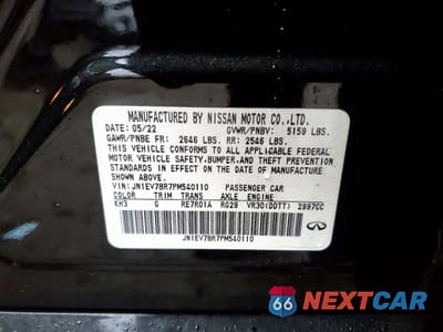 Zdjęcie 12 z 12 samochodu: 2023 INFINITI Q50 LUXE VIN:JN1EV7BR7PM540110 - miniatura