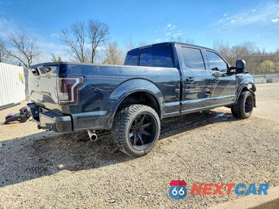 Trzecie zdjęcie samochodu z tyłu: 2017 FORD F150 SUPERCREW VIN:1FTFW1EF5HFC08721 - miniatura