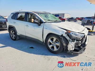 Czwarte zdjęcie samochodu z boku: 2019 TOYOTA RAV4 HYBRID LIMITED VIN:JTMDWRFV8KD519607 - miniatura