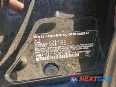Zdjęcie 12 z 12 samochodu: 2016 BMW 535 XI VIN:WBA5B3C5XGG253043 - miniatura