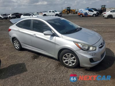 Czwarte zdjęcie samochodu z boku: 2013 HYUNDAI ACCENT GLS VIN:KMHCT4AE8DU446932 - miniatura