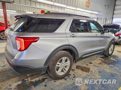 Trzecie zdjęcie samochodu z tyłu: 2021 FORD EXPLORER XLT VIN:1FMSK8DHXMGB42611 - miniatura