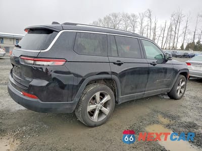 Trzecie zdjęcie samochodu z tyłu: 2021 JEEP GRAND CHEROKEE L LIMITED VIN:1C4RJKBG8M8133722 - miniatura
