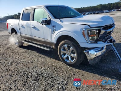 Czwarte zdjęcie samochodu z boku: 2022 FORD F150 SUPERCREW VIN:1FTFW1E52NFC27584 - miniatura