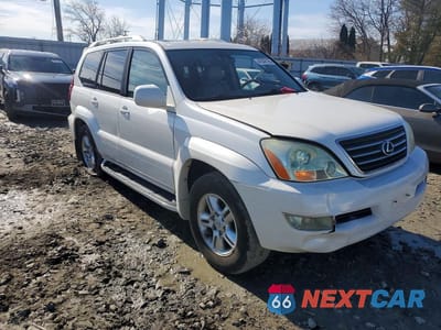 Czwarte zdjęcie samochodu z boku: 2005 LEXUS GX 470 BASE VIN:JTJBT20X650076075 - miniatura