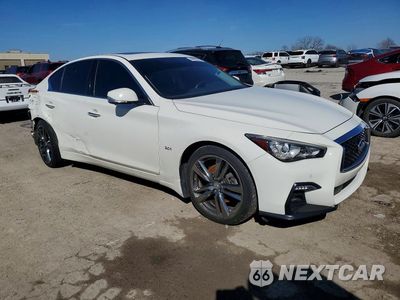 Czwarte zdjęcie samochodu z boku: 2019 INFINITI Q50 3.0T SIGNATURE EDITION VIN:JN1EV7AR7KM591696 - miniatura