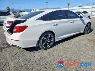 Trzecie zdjęcie samochodu z tyłu: 2020 HONDA ACCORD SPORT VIN:1HGCV1F34LA044069 - miniatura