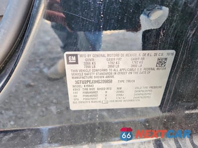 Zdjęcie 12 z 12 samochodu: 2017 GMC SIERRA K1500 DENALI VIN:3GTU2PEJ3HG209858 - miniatura