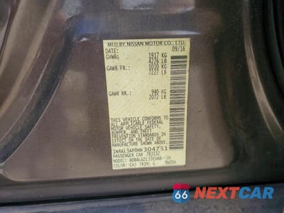 Zdjęcie 13 z 13 samochodu: 2017 NISSAN ALTIMA 2.5 S VIN:1N4AL3AP0HN304751 - miniatura