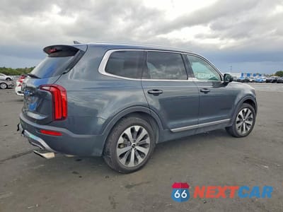 Trzecie zdjęcie samochodu z tyłu: 2022 KIA TELLURIDE EX VIN:5XYP34HC0NG291077 - miniatura