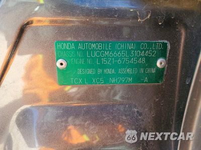 Zdjęcie 13 z 13 samochodu: 2020 HONDA CITY VIN:LUCGM6665L3104452 - miniatura