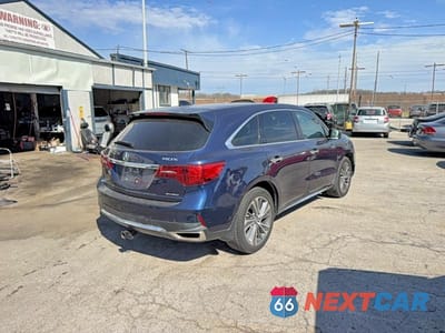Czwarte zdjęcie samochodu z boku: 2017 ACURA MDX TECHNOLOGY VIN:5FRYD4H54HB006216 - miniatura