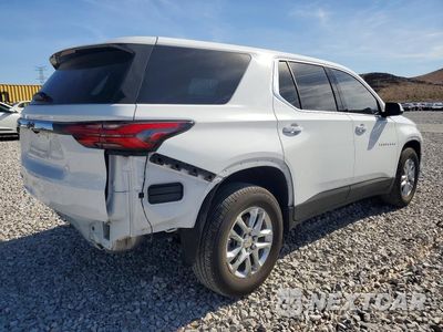 Trzecie zdjęcie samochodu z tyłu: 2023 CHEVROLET TRAVERSE LS VIN:1GNERFKW1PJ335036 - miniatura