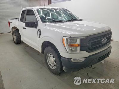 Czwarte zdjęcie samochodu z boku: 2021 FORD F150 SUPER CAB VIN:1FTEX1EB2MKF07350 - miniatura