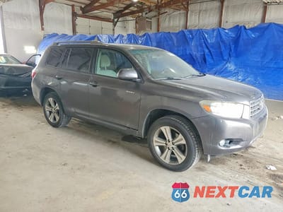 Czwarte zdjęcie samochodu z boku: 2009 TOYOTA HIGHLANDER SPORT VIN:JTEDS43A992076336 - miniatura