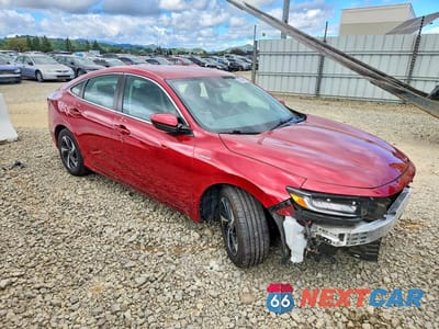 Czwarte zdjęcie samochodu z boku: 2022 HONDA INSIGHT EX VIN:19XZE4F55NE011366 - miniatura