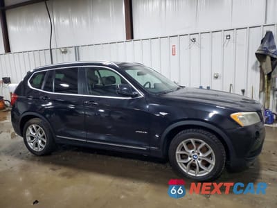 Czwarte zdjęcie samochodu z boku: 2011 BMW X3 XDRIVE35I VIN:5UXWX7C56BLL15374 - miniatura