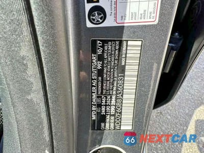 Zdjęcie 10 z 10 samochodu: 2018 MERCEDES-BENZ E 400 4MATIC VIN:WDDZF6GB8JA360831 - miniatura