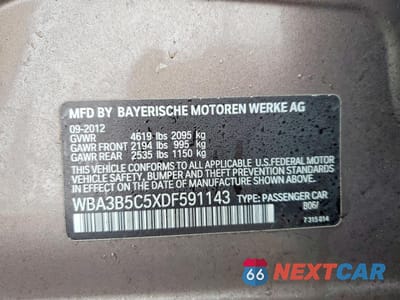 Zdjęcie 12 z 13 samochodu: 2013 BMW 328 XI SULEV VIN:WBA3B5C5XDF591143 - miniatura