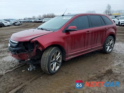 2014 FORD EDGE SPORT 2FMDK4AK3EBB11758 - główne zdjęcie licytacji z USA - miniatura