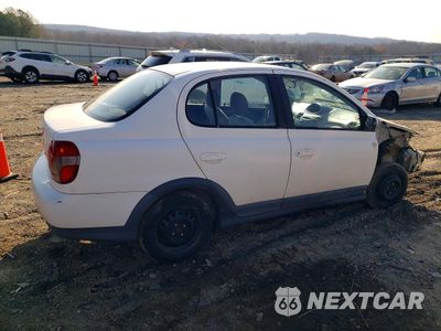 Trzecie zdjęcie samochodu z tyłu: 2000 TOYOTA ECHO VIN:JTDBT1232Y0051833 - miniatura