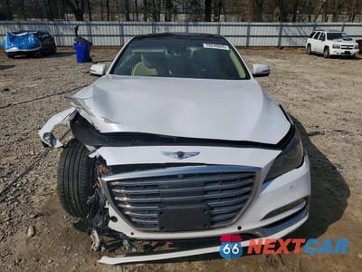 Piąte zdjęcie samochodu w środku: 2018 GENESIS G80 5.0 ULTIMATE VIN:KMHGN4JF5JU253914 - miniatura
